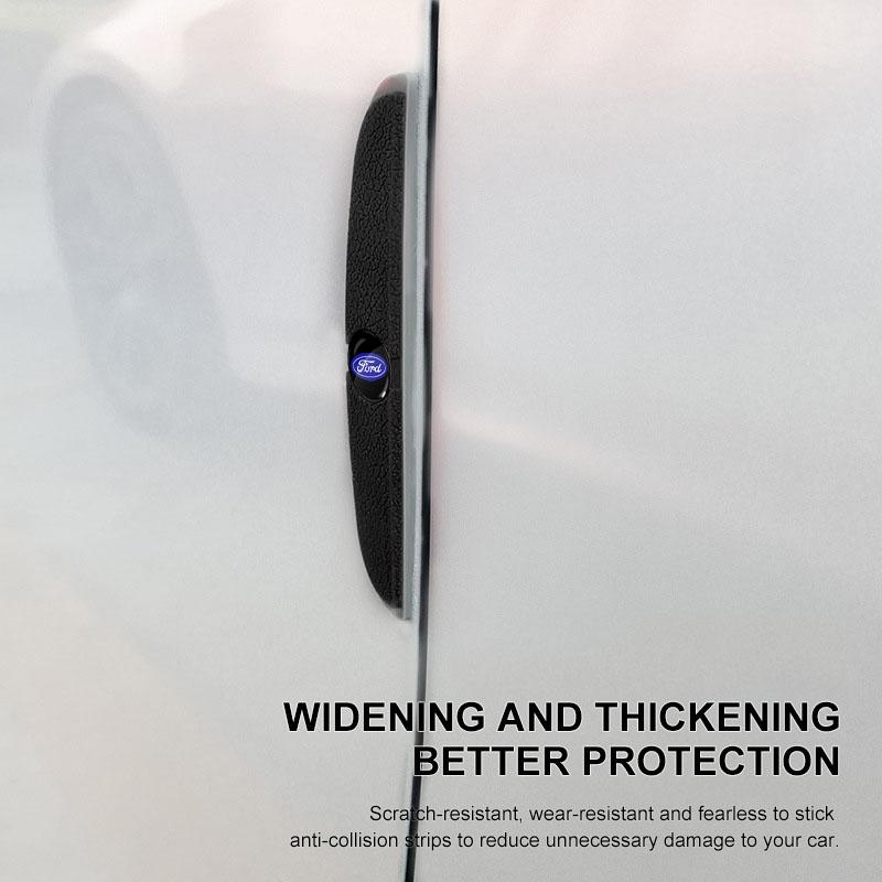4pcs Car Door Edge Protector Stickers Anti Collision Guards Strip For Ford Focus Mondeo MK2 MK4 MK3 Fiesta ST Line Kugo Transit Escape Fusion Explorer