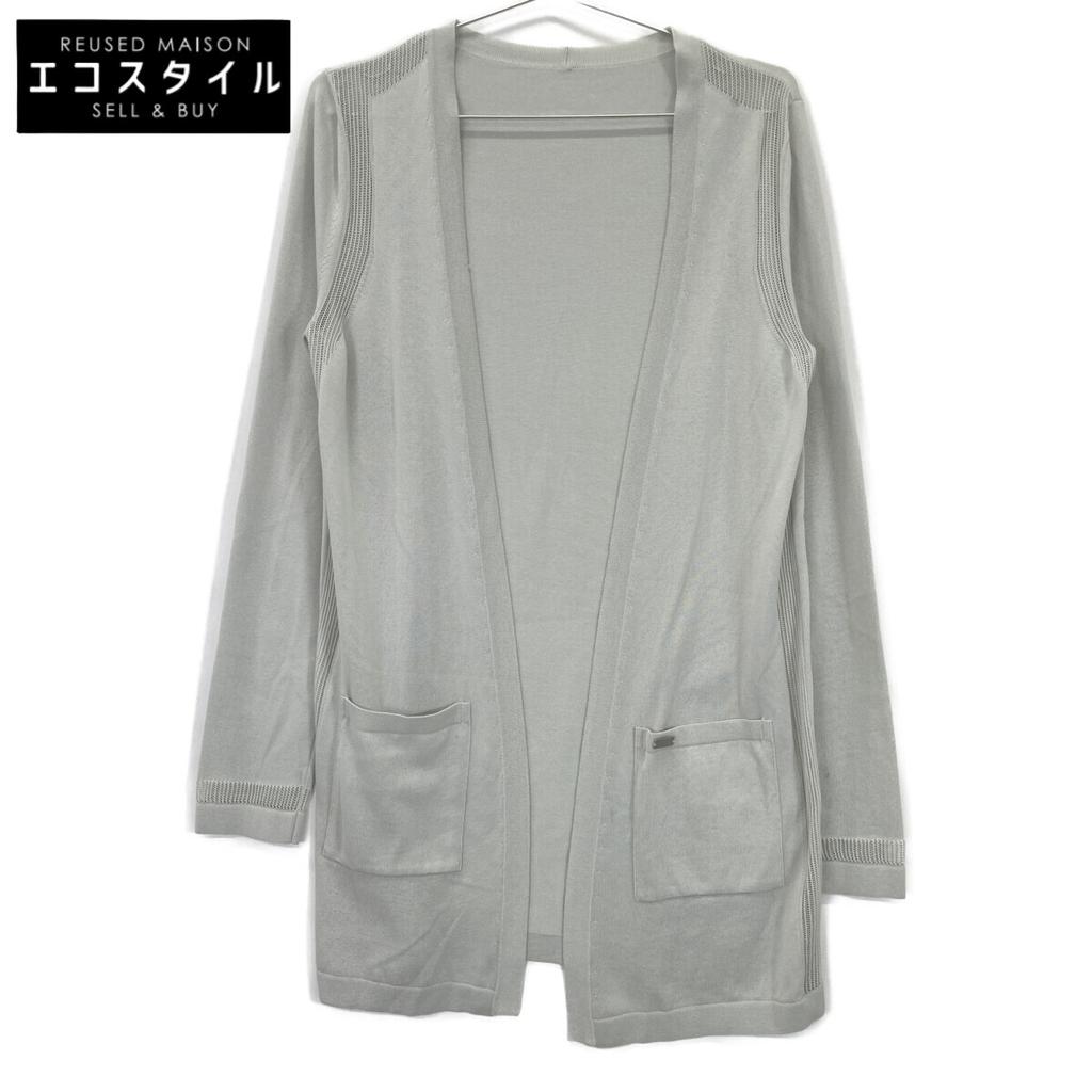 FOXEY BOUTIQUE 39485 Grace V Cardigan Tops 38 greenUsed