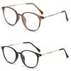 Protection Vintage Frame Reading Glasses Progressive Multifocal Anti-Blue Light Ultra Light Glasses