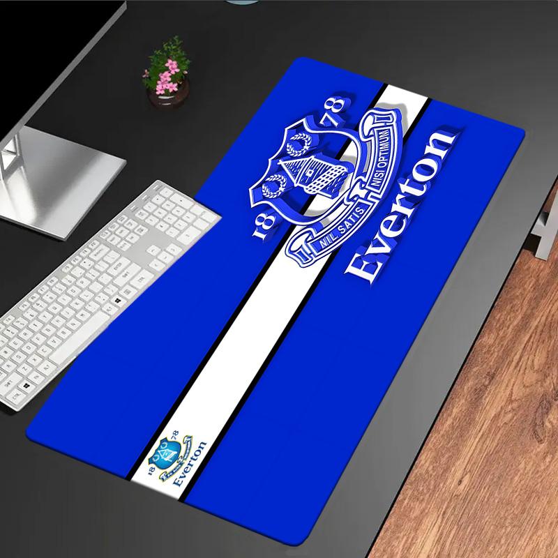 Fußballclub Everton Mauspads, Gummiunterseite, Mauspads für Gamer und Bürogebrauch, Gaming-Schreibtisch , Leicht zu reinigende Matte Weihnachtsgeschenke für Fans