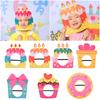 Multicolor Party Photo Props Felt Headgear Hat Funny Cake Hat Party Cap  Gift