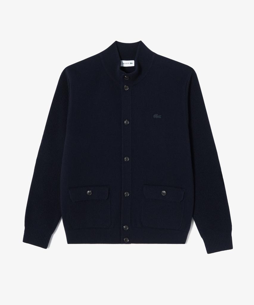LACOSTE Men'S Button High-Neck Knit Jacket Ah192E-56N 166