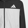 adidas Sports Lifestyle Series Hooded Warm Fashion Versatile Jacket Unisex Jacket Black White KB1753