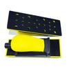 Canjie Car Paint Sanding & Polishing Block - Dust-Removing Rectangular Curved Hand Sander with Vacuuming.