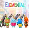 Cute Elemental City Pvc Keychain For Kids And Adults