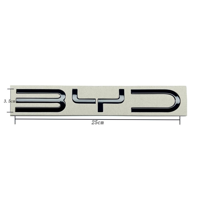 

Декоративная 3D наклейка для Byd Seal Qin Han Song Plus Atto3 ABS Хром Черный Логотип Эмблема Значок на багажник автомобиля Автозапчасти Аксессуары