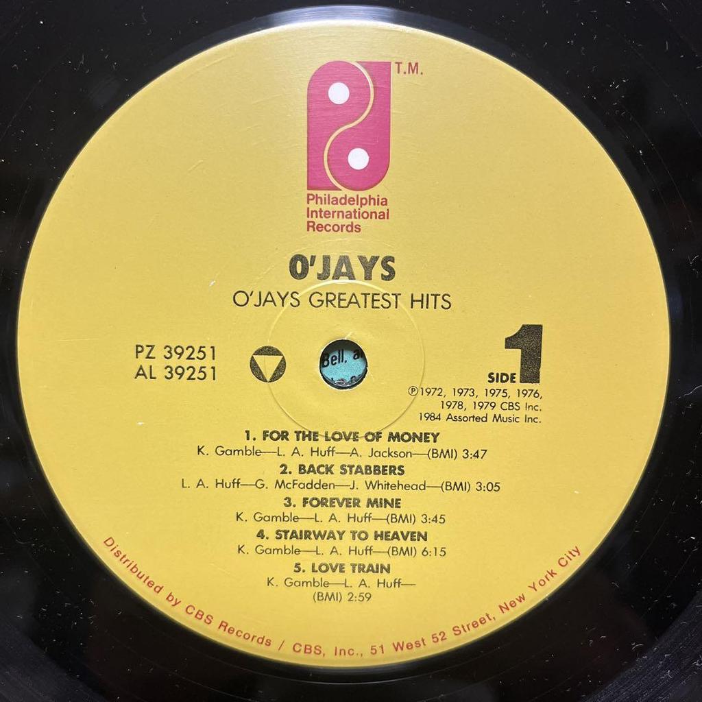 [USED] O'Jays Greatest Hits LP Record
