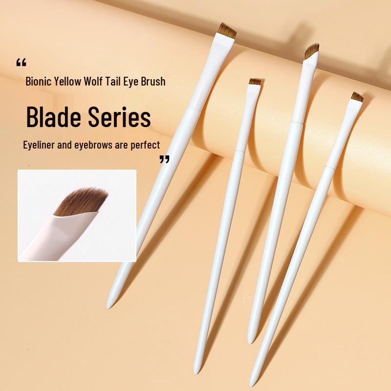 

Червона хурма Ультратонка плоска підводка для очей та пензель для брів з тонким лезом