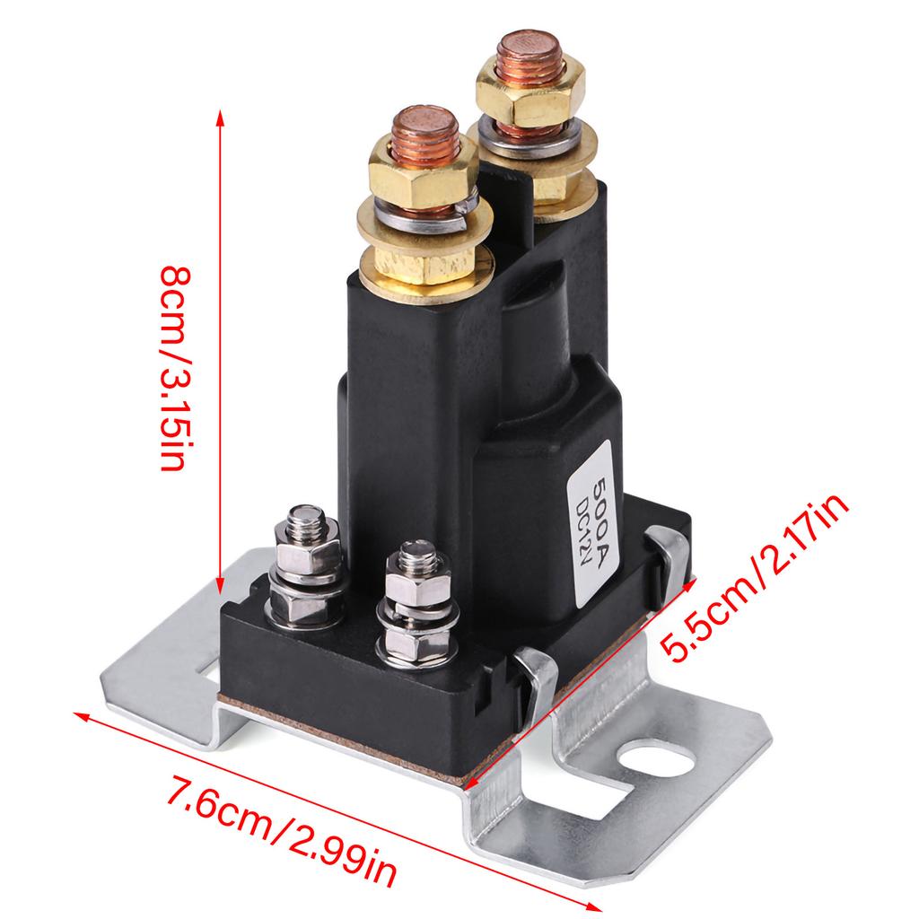 Auto Starter Relay Starter Relay High Current Starter Relay 500A  12V SPST Auto Start Contactor Relay Heavy current relay