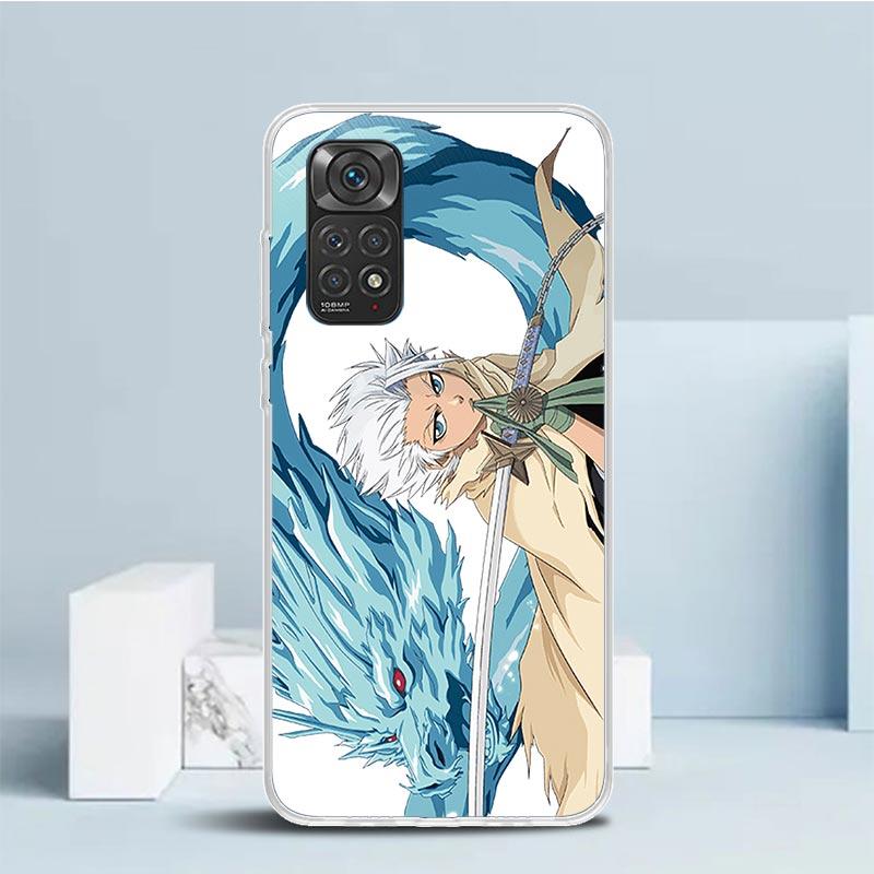 

Bleach Hitsugaya Toushirou Phone Case For Xiaomi Redmi Note 15 14 14S 13 12S 12 Pro Plus 11S 11 11T 11E 10S 10 + Soft TPU Back C Redmi Note 12 Pro 5G