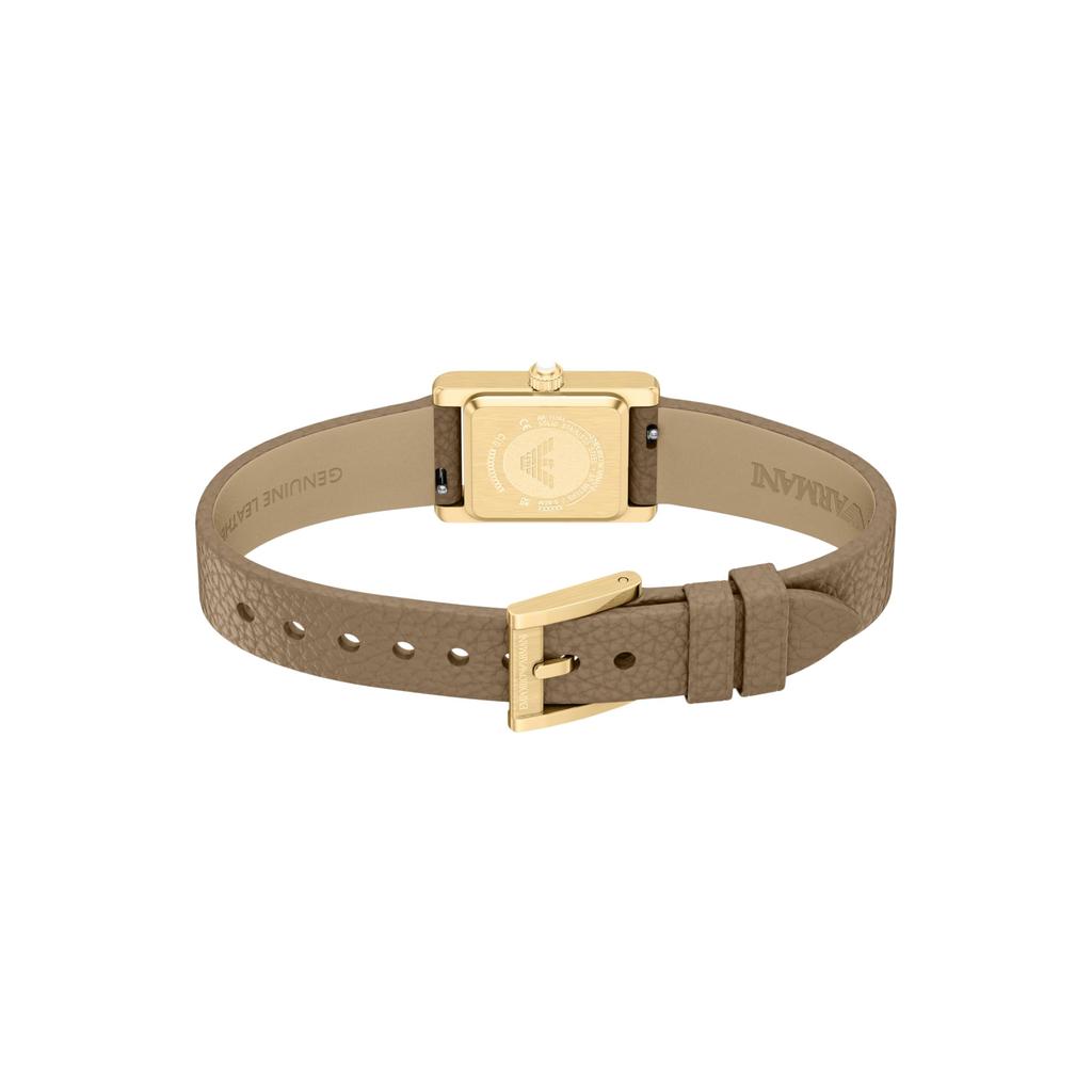 Emporio Armani Ladies Analog Leather AR11765