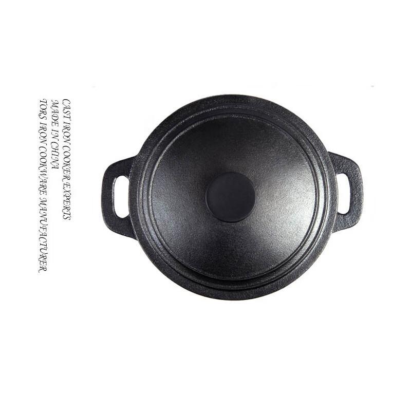 Utoolstore Cast Iron Deep Stew Pot