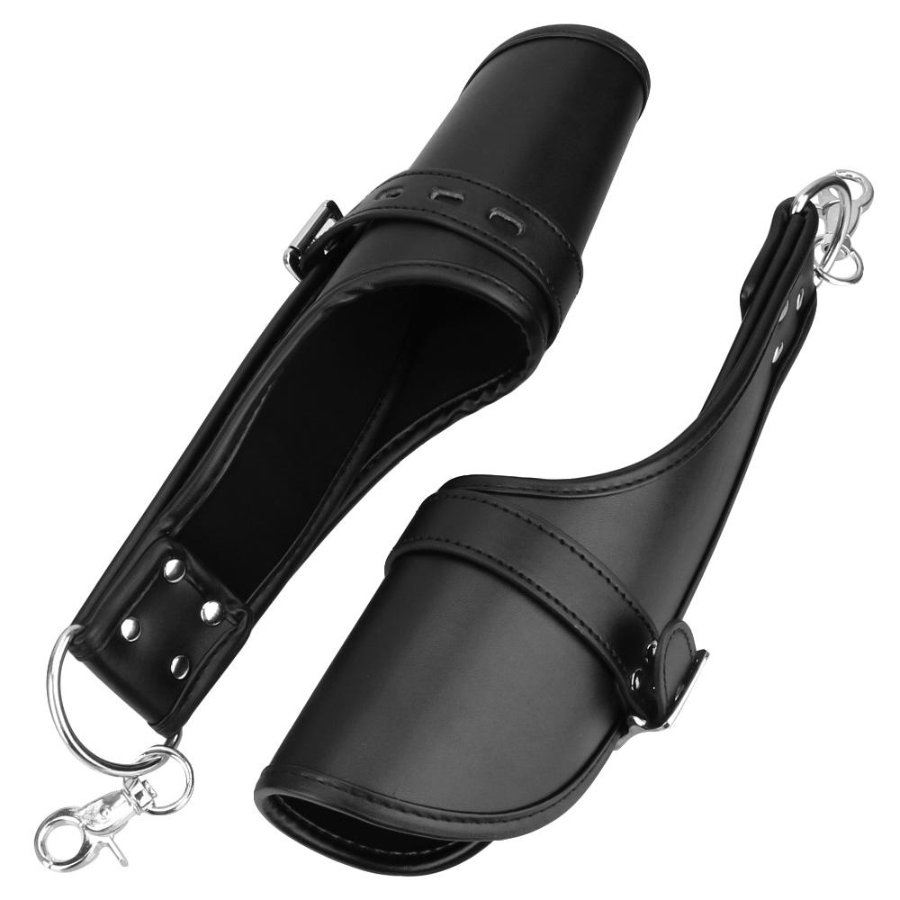 Sex Bondage Strap Lær Ankel Håndledd Suspensjon Sexleketøy for kvinner Mansjetter Begrensning Erotiske hengende håndjern