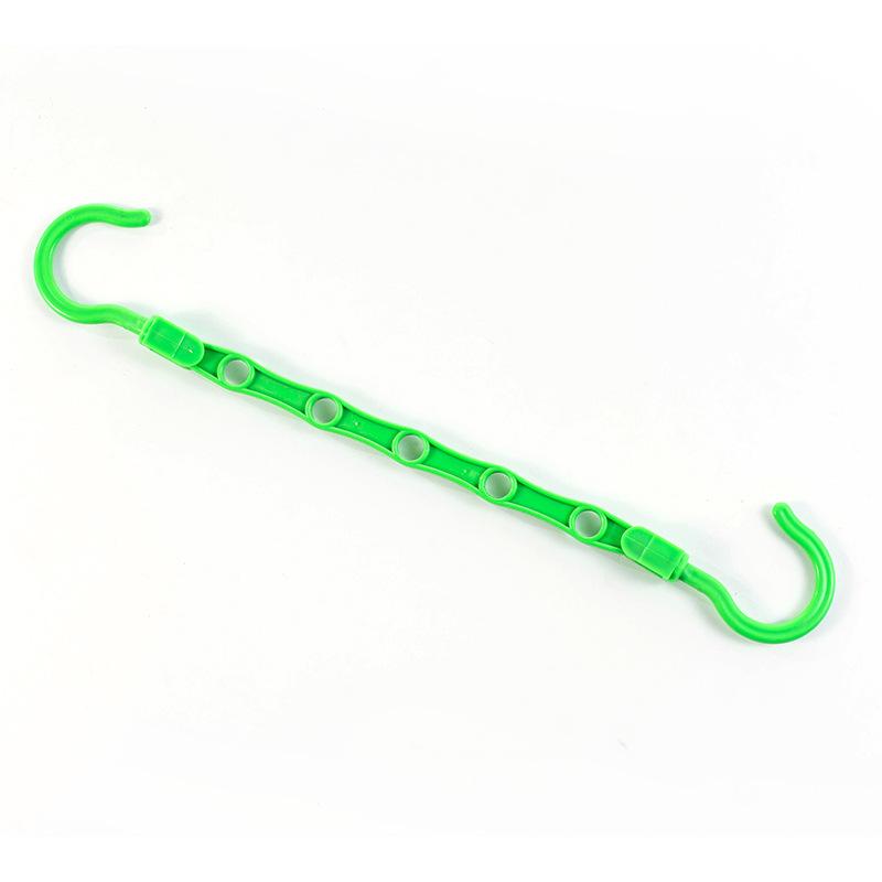 1 Pc 5 Holes Wardrobe Hanger Storage Plastic Clothes Hanging Hook Organizer Wardrobe Space Save AVE