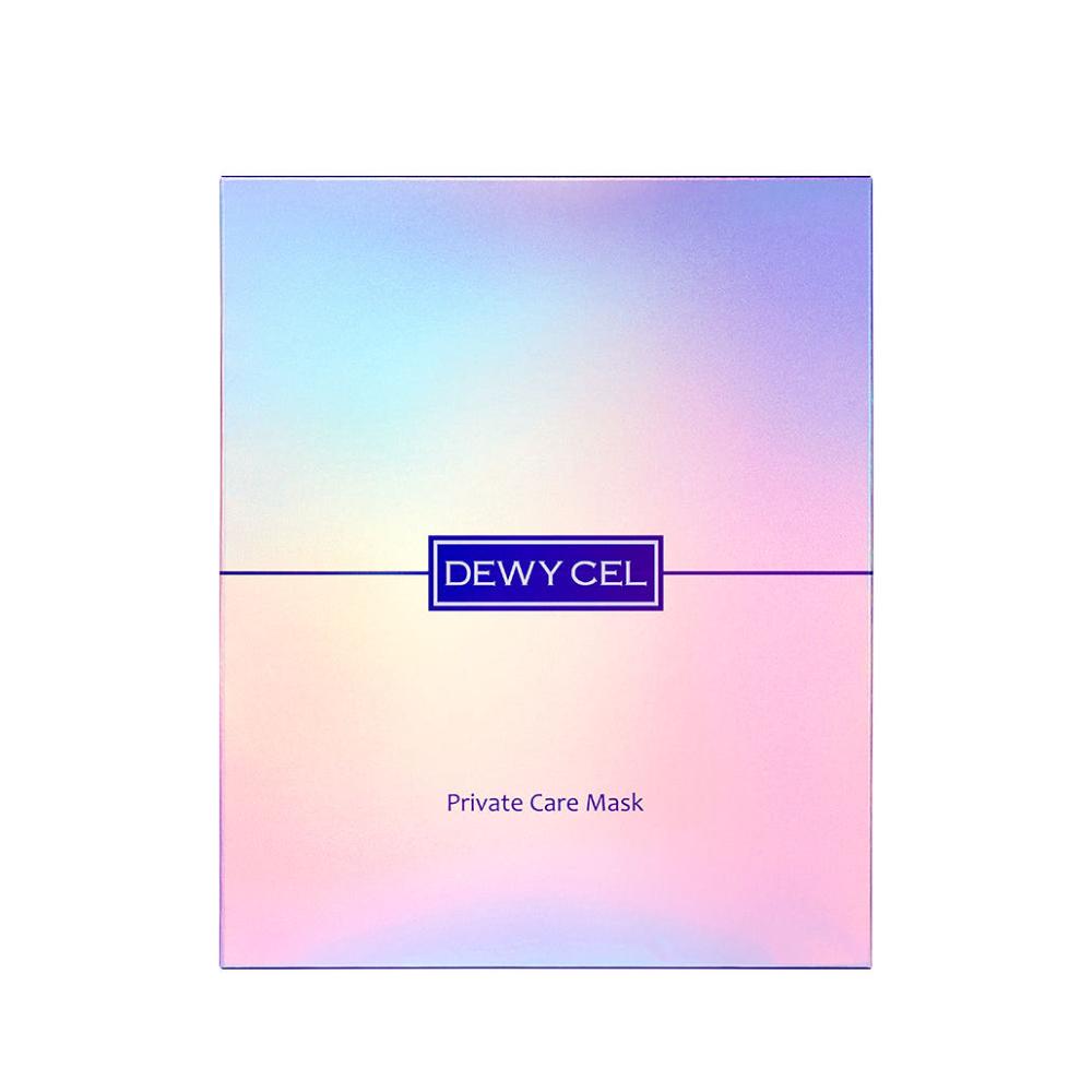 DEWYCEL Private Care Mask Treatment Dual Set 5 Sheets + 5 Sheets Premium Brightening & Lifting Cellulose Face Mask Pack