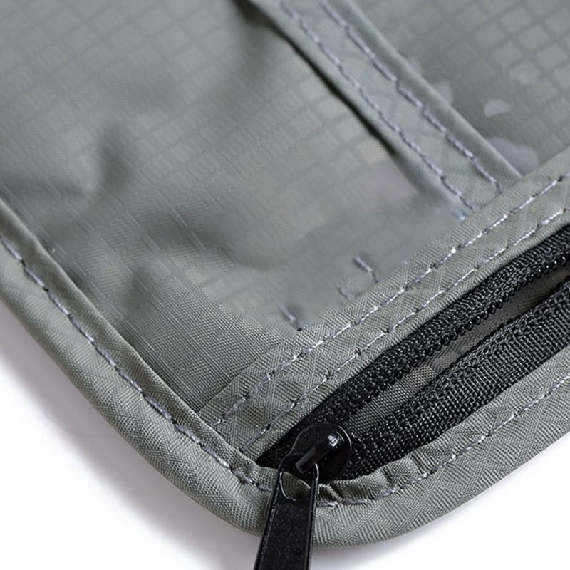 Blockierende Nackentaschen Handytasche für Männer und Frauen Kartenhalter Sichere Reisebrieftasche mit mehreren Fächern