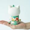 Hello Kitty Hello Hello Toko Wooden Beckoning Kakinuma Doll (standing) [Green] Kitty, Kitty, Kitty, Doll, Kakinuma, Doll, Cat,