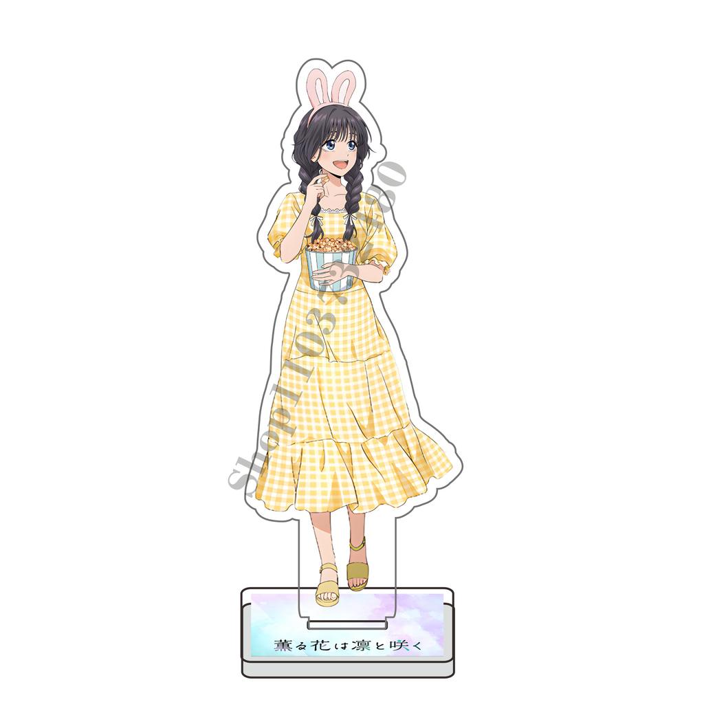 Anime The Fragrant Flower Blooms With Dignity Acrylic Stand Figures Rintaro Tsumugi Kaoruko Waguri Cosplay Model Desk Decor Gift