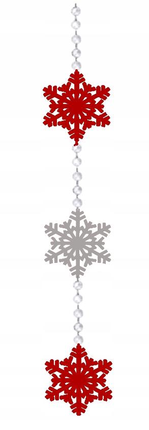 SNOWFLAKE Christmas Pendant OPENWORK Decoration CHRISTMAS Light Gray