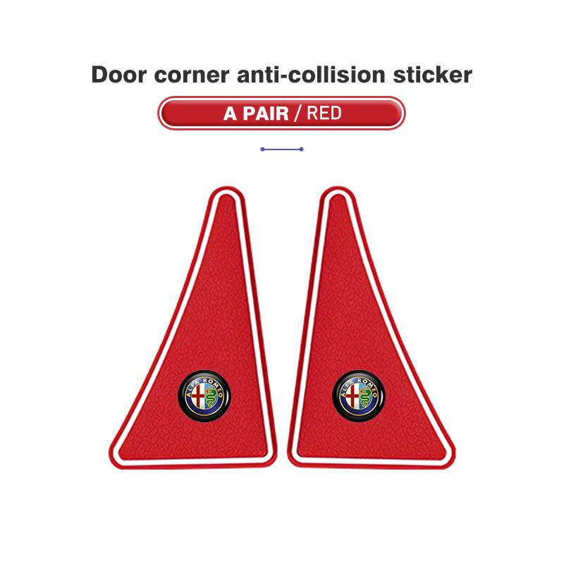 2026 Hot Sticker Car Door Corner Cover Anti-collision Protection Sticker For Alfa Romeo GT Stelvio F1 Brera Volante Tonale Glori