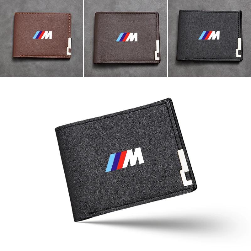 BAGD7 2026 Auto Sticker Auto Interieur Portemonnee Mannen Lederen Portemonnees Multi Kaart Portemonnee Voor BMW Performance F30 F20 F10 F40 E92 E91 G20 G30 G05