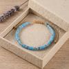 Women Bracelet Adjustable Length Natural Stone Beads Bracelet Bohemia Style Stackable Bracelet Versatile Jewelry Accessory