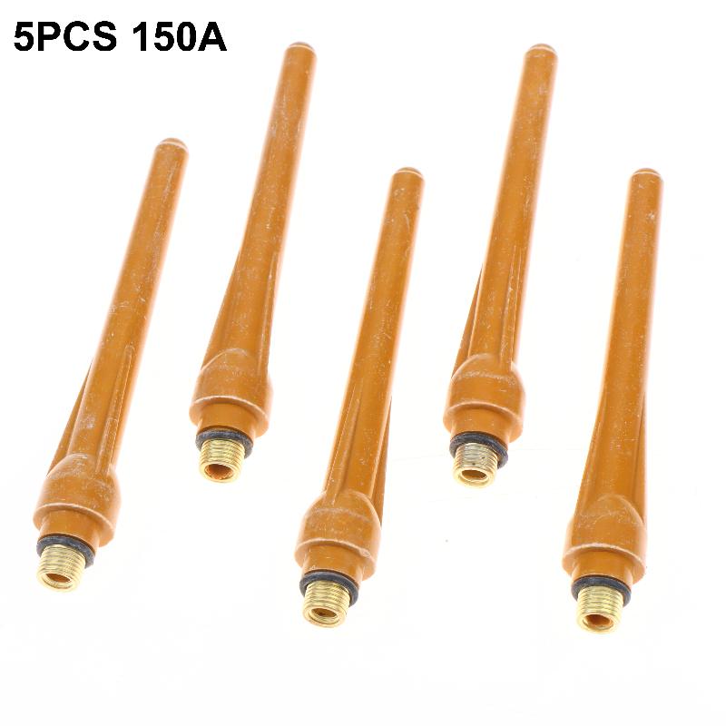 5 Pcs Qq150/300 Long And Short Gun Tail Tig Welding Torch Accessories Tig Torch Long/Short Back Cap