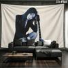 JISOO Wall Tapestry, Aesthetic Printed Fabric Blanket, Suitable for Bedroom, Living Room, and Home Decor.
