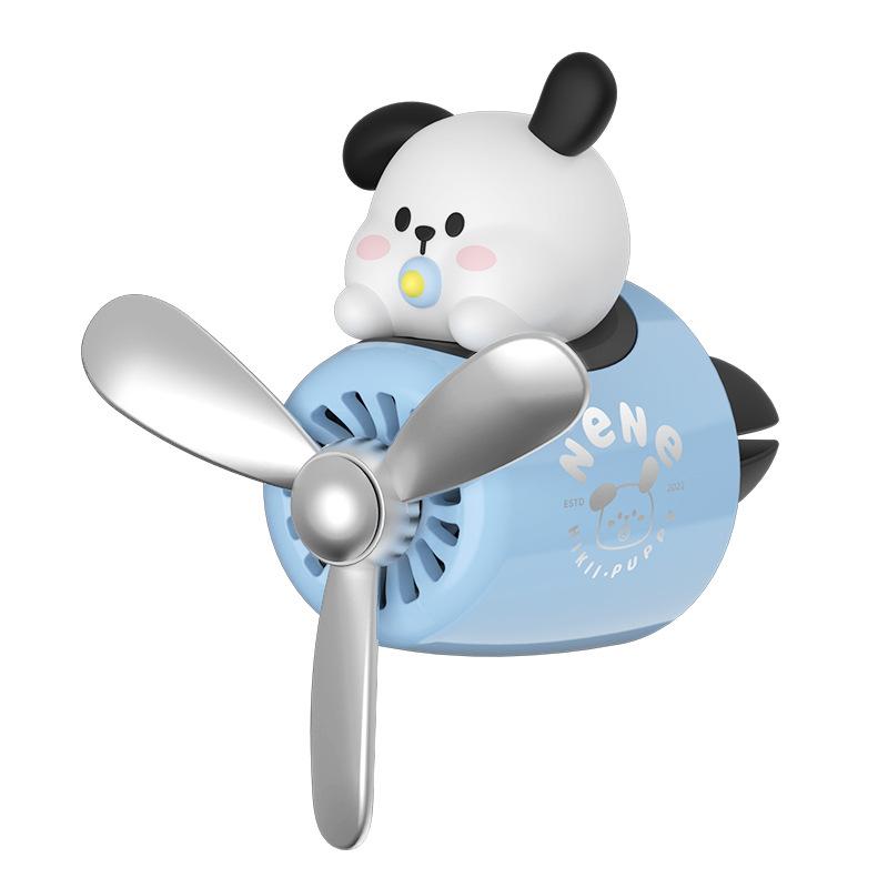 Car Air Freshener Creative Animal Pilot Car Air Vent Clip Perfume Diffuser Center Console Decoration Auto Accessories