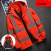 Men's Workwear Jacket Construction Clothing Building Clothing Outdoor Work Clothes Windproof Waterproof  Reflective Strip