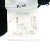 Rene With collar Knit vest 36 Black x white Women Used