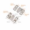 10pcs Rust Proof Hanging Brackets Interlocking Design Flush Mount Bracket Wall Fixing Bracket  Home