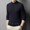 Men's FENGXUN 100% Pure Wool Thick Mock Neck Sweater