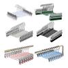 Durable Rusts Proof Multiple Use Adjustable Clothes Hangers Scratch Resistant Clips For Scarves Trousers Storage