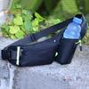 Sports Fanny Pack with Water Bottle Holder Adjustable Waistband Phone Water Bottle Storage Bag Reflective Strip Multiple Compartments Waist Bag for