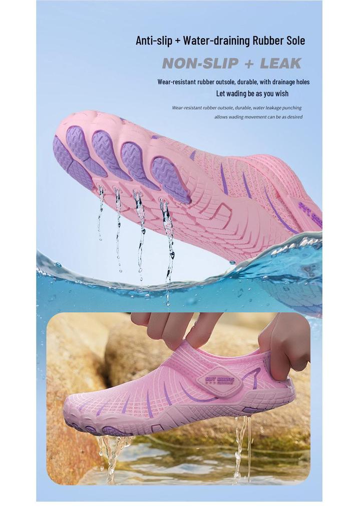 Zapatos de Agua Unisex de Secado Rápido: Playa Descalza, Natación, Pesca, Calzado Antideslizante y para Fitness en Interiores.