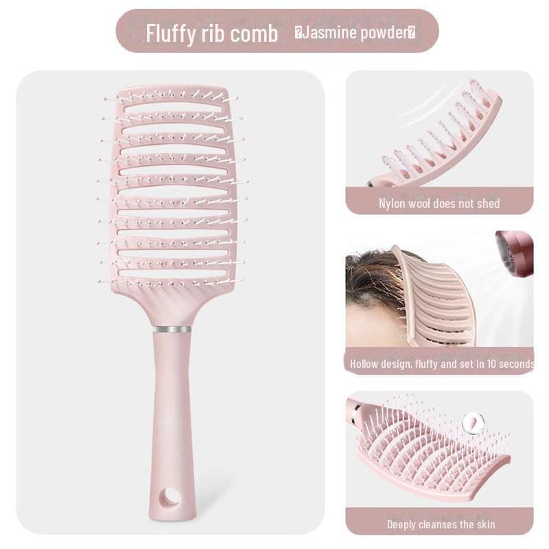 Air Cushion Massage Comb for Long, Curly, or Straight Hair - Large Fluffy Air Bag Design