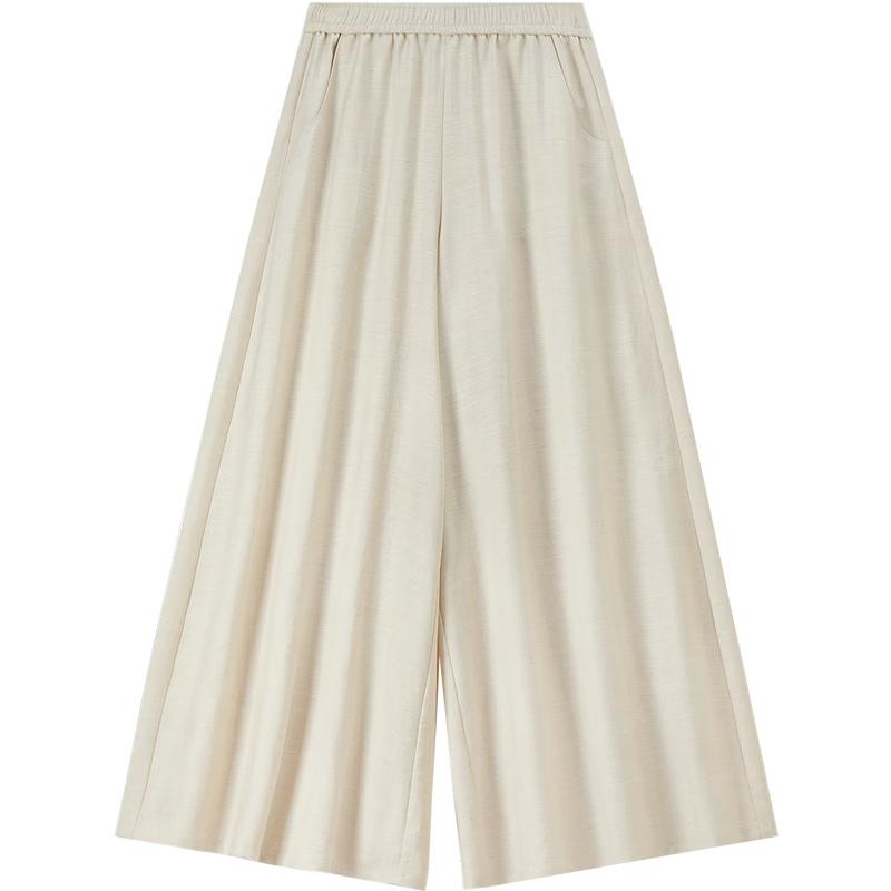 Shangdoubila Women s Casual Wide-Leg Pants M