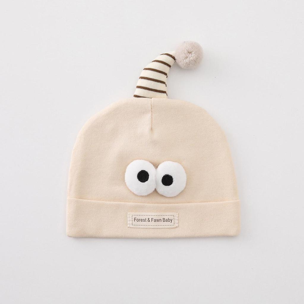 Frühlings-/Herbst-Neugeborenenhut: Dünner Baumwollpullover, Winddicht & Fontanellenschutz für Jungen und Mädchen