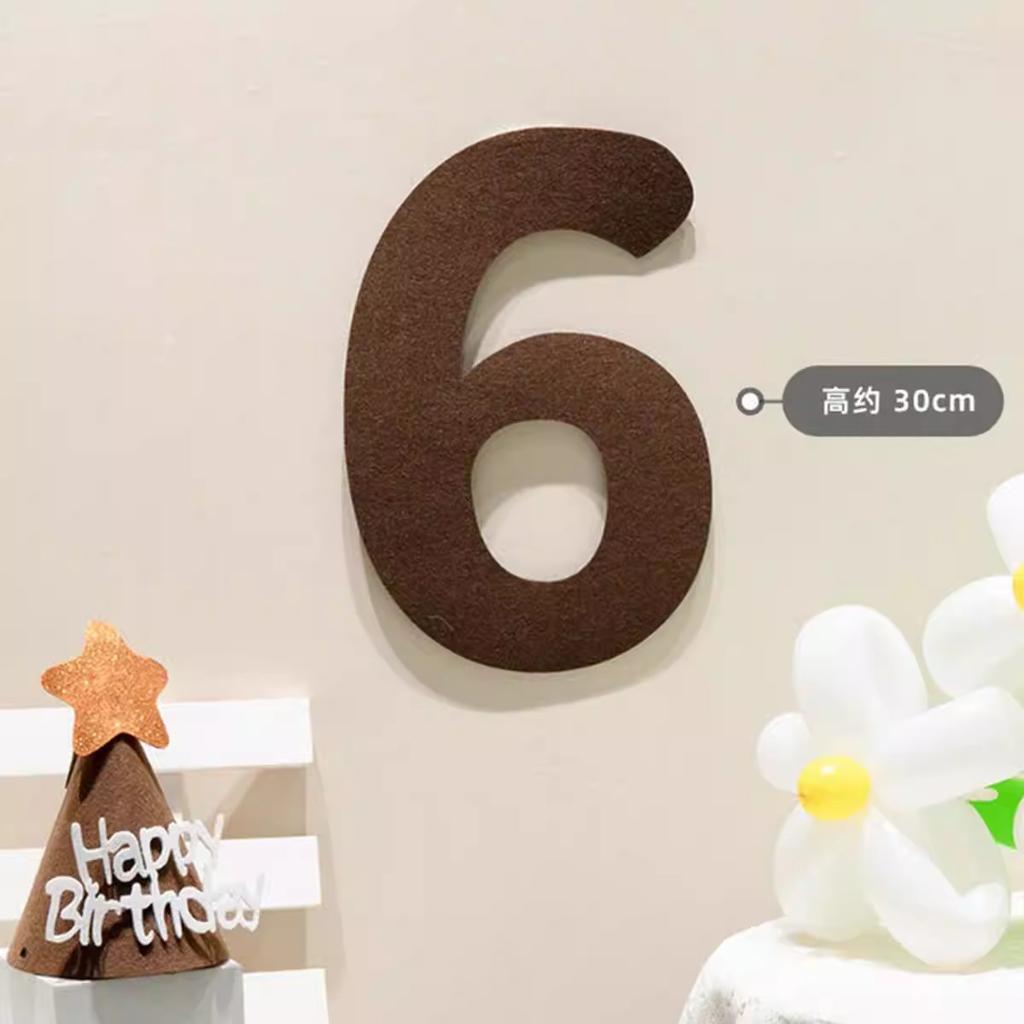 Filz Geburtstagsflagge, Wimpelflagge, Kinder Baby Erster Geburtstag Party Dekoration, Vlies Digitalflagge