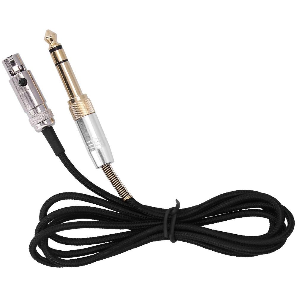 6.35mm/3.5mm To Mini XLR Interface Earphone Replacement Cable for AKG Q710 K712 K240 K141 K271