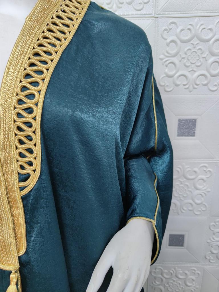 AB015 Fledermausärmel Abaya Robe Cardigan für Damen