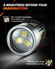 SEALIGHT F1-LED-H11 F1 Series LED Fog Lamp, H8 H11 H16 Bulb, White 7000LM, ,