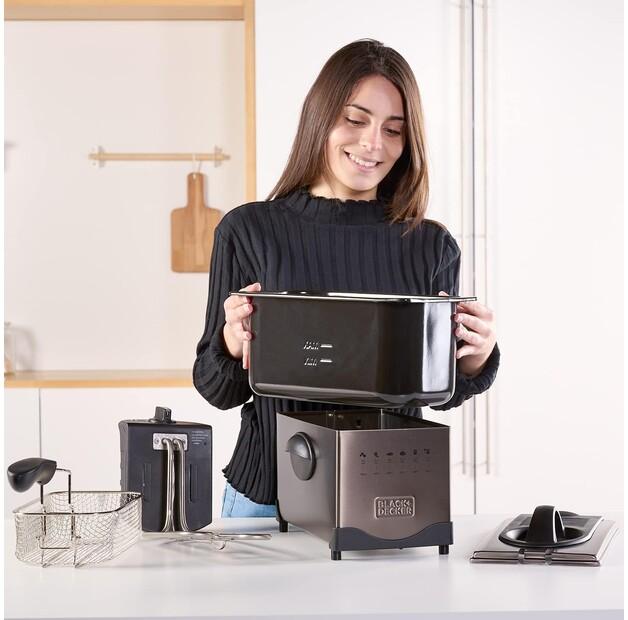 Фритюрница Black&Decker BXDF2100E (ES9730040B)