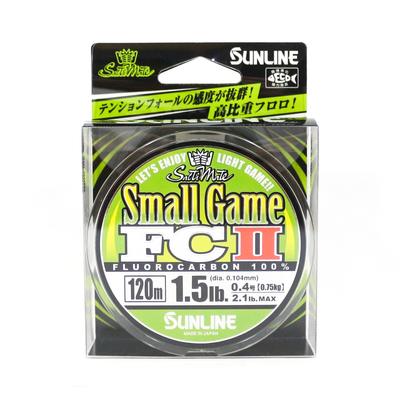 Sunline Fluorokarbonový vlasec Small Game FC II 120m 1,5lb 0,104mm (5231)