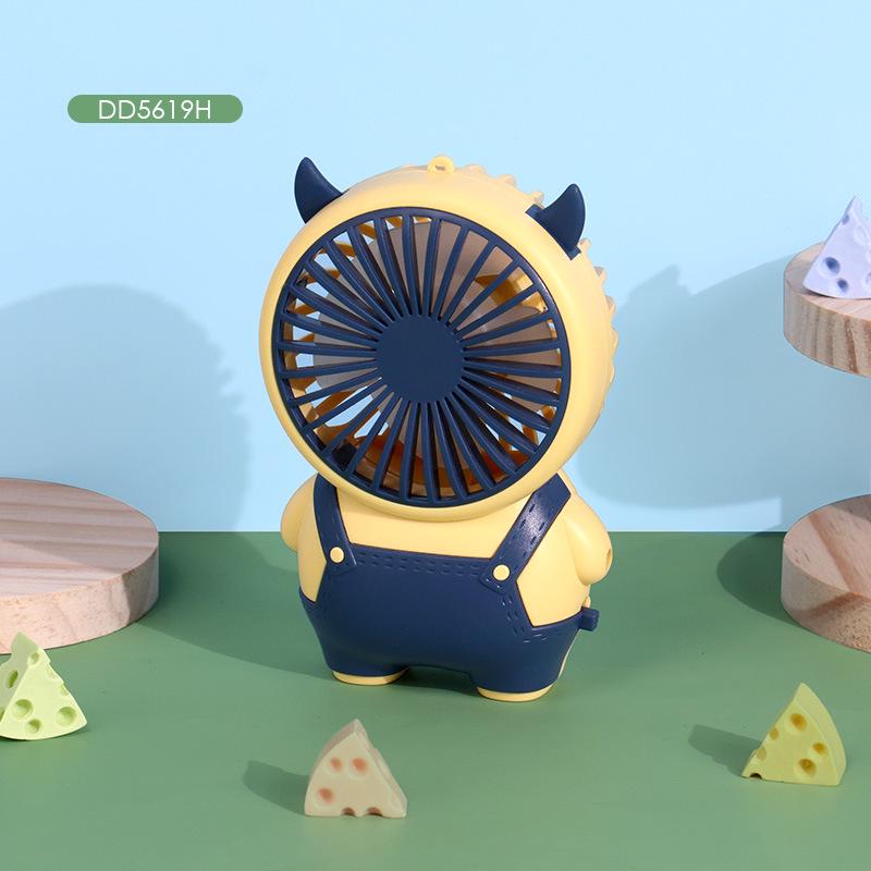 Portable Rechargeable Cartoon Handheld Fan for Students and Children