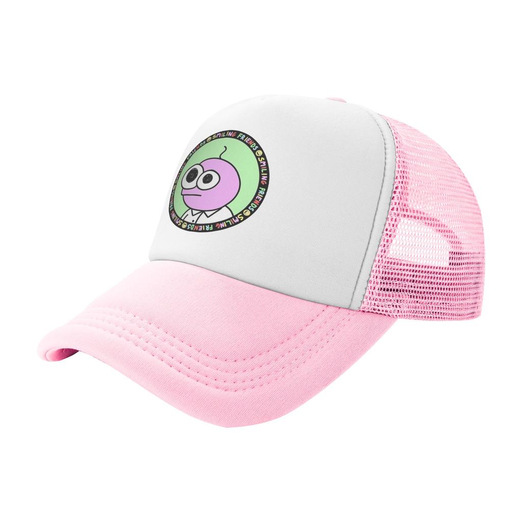 Adult Glep Coffee Smiling Friends Trucker Hat Mesh Baseball Cap Polyester Hat Sun Caps Adjustable Trucker Cap Summer