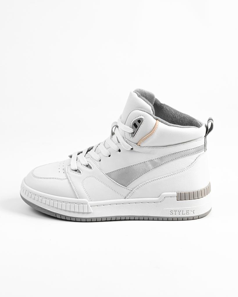 Plateaustiefel V.I.konty 30882 36 Weißes Leder