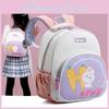 Kids Cartoon Print School Backpack With Breathable Cushion Straps For Preschool Kids