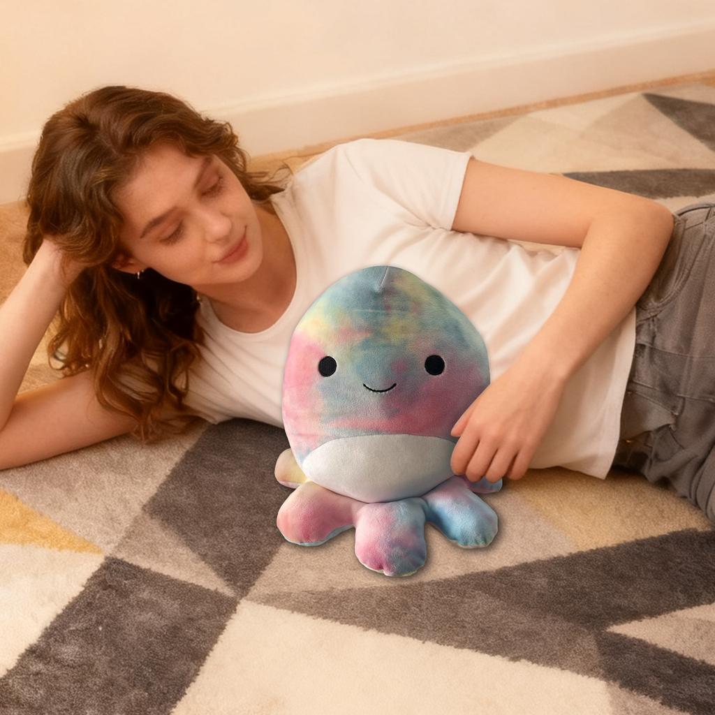 Cute, Colorful And Soft Pillow Animal Ball Plush Toy, Squid Doll, Birthday Gift, Commemorative Collection, For Friends And Kid